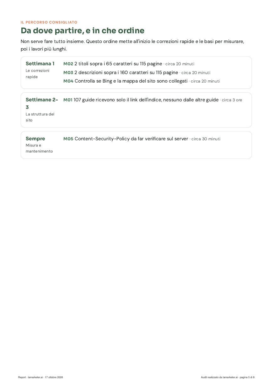 Pagina 5 del report